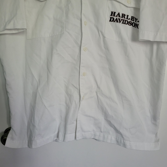 Harley-Davidson Shirt Mens Size XL 1903-2008 105TH Mechanic Motorcycle Vintage - Picture 2 of 9